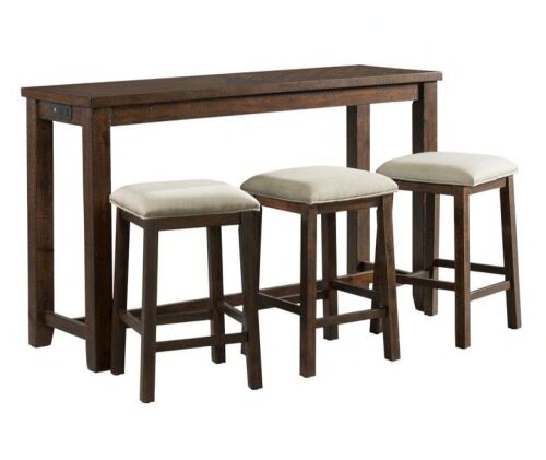 Jax Bar Table with Three Stools  - Lot 14