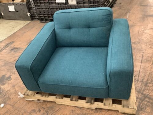 Upholstered Arm Chair  - Lot 16