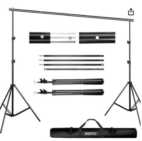 Backdrop Stand 6.5x10ft/2x3m,BDDFOTO Photo  - Lot 206