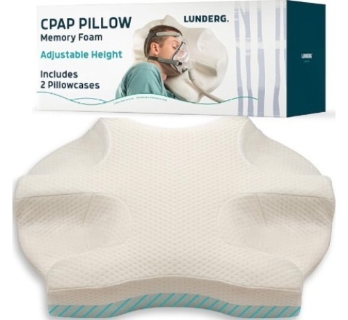 Lunderg CPAP Pillow for Side Sleepers - Lot 217
