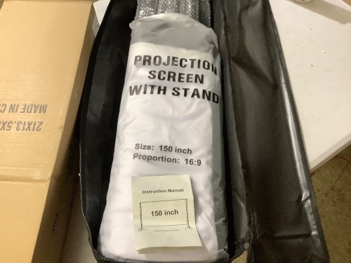 150 inch projector screen - Lot 194