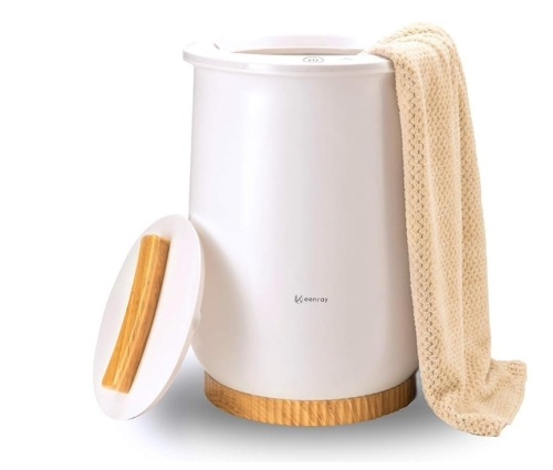 Towel Warmers, Luxury Bucket Towel Warmer, Large Towel Warmer for Bathroom, Auto Shut Off, Fits Up to Two 40"X70" Oversized Towels, Bathrobes, Blankets, PJ's and More, CL1 - Lot 243