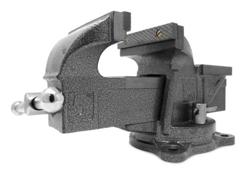 WEN BV455 5-Inch Heavy Duty Cast Iron Bench Vise with Swivel Base $71.96 - Lot 132