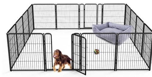 FXW Dog Playpen Designed for Indoor Use, 32" Height for Small and Medium Dogs - Lot 250