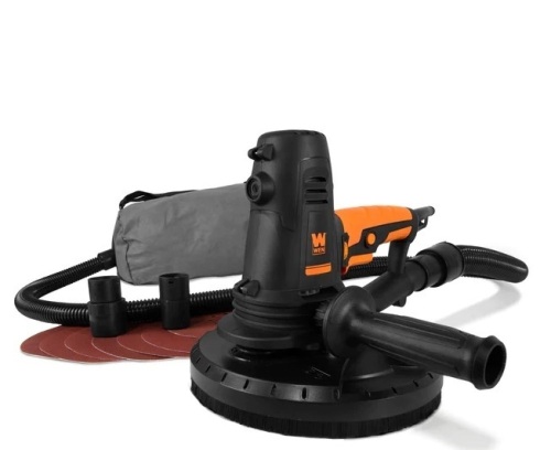 WEN DW1085 10-Amp Variable Speed Handheld Drywall Sander with Dust Hose and Collection Bag - Lot 107