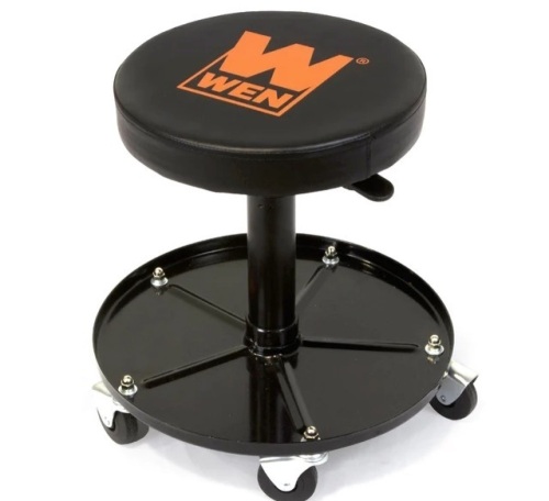 WEN 73012T 300-Pound Capacity Pneumatic Rolling Mechanic Stool$45.00 - Lot 153