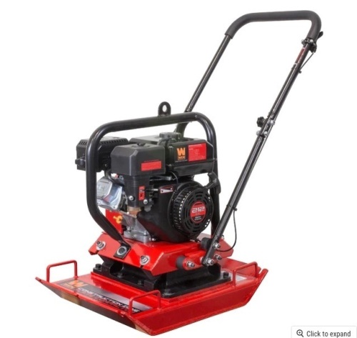 WEN 56035T 7 HP 4500-Pound Compaction Force Plate Compactor, CARB Compliant$651.20 - Lot 162
