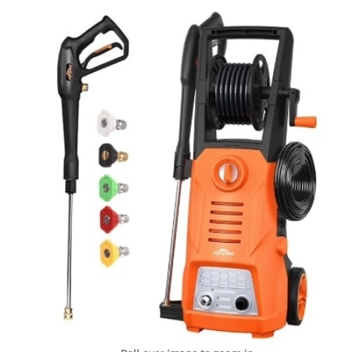 TS-HPW4 3000PSI Car Pressure Washer 2000W Electric Pressure Washer Household with 5 Nozzles, Detergent Tank Ideal for Cleaning Home, Car, Garden$172.99 - Lot 368