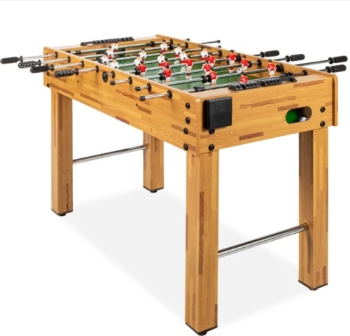 Foosball Game Table, Arcade Table Soccer w/ 2 Cup Holders, 2 Balls - 48in $209.99 - Lot 111aa
