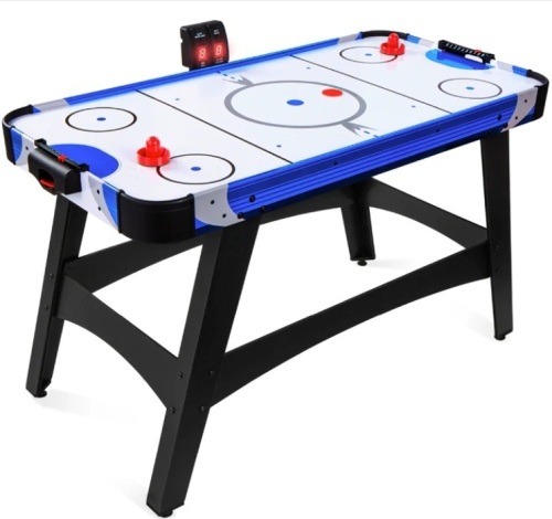 Air Hockey Table w/ 2 Pucks, 2 Paddles, LED Score Board - 58in $209.99 - Lot 397
