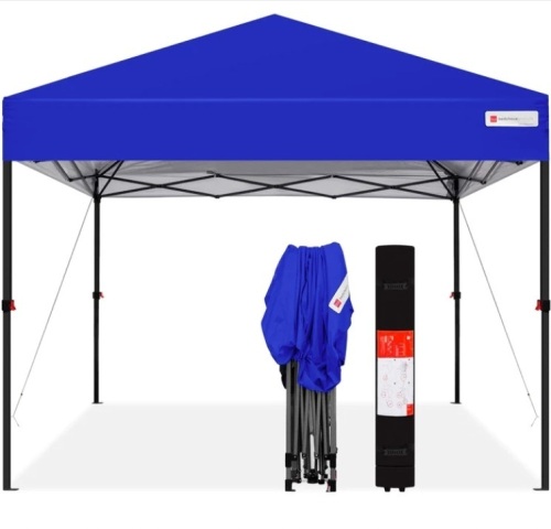 One-Person Setup Instant Pop Up Canopy w/ Wheeled Bag - 10x10ft $209.99 - Lot 400