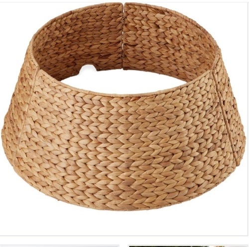 Woven Hyacinth Christmas Holiday Tree Collar - 24in $89.99 - Lot 414