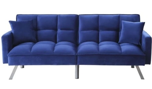Max fine furniture futon in BLACK - Lot 384