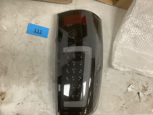 Set of 2 Tail Lights (Unknown Vehicle) - Lot 111