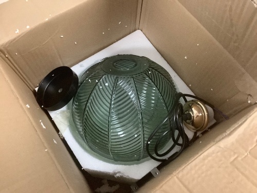 Glass Light Fixture - Lot 113