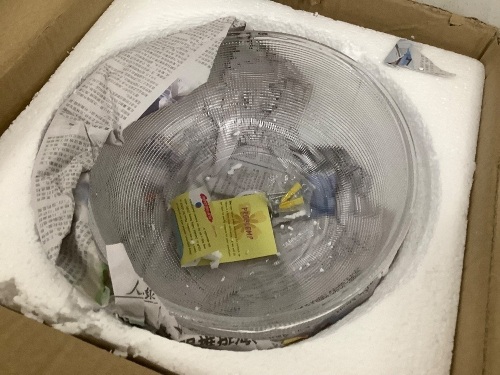 Glass Light Fixture - Lot 117