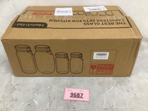 Set of 6 Mason Jars - Lot 9687