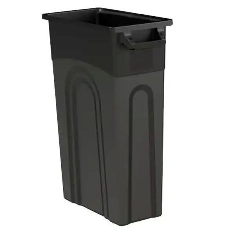 United Solutions 23 Gal. Black Highboy Waste Container  - Lot 587