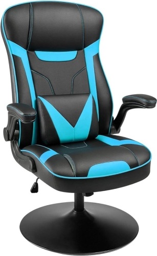 Rocking Racing Style Computer Gaming Chair Swivel High Back  - Lot 348