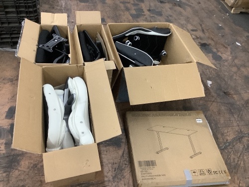 Lot of (4) Office Chairs & (1) Desk - Open Box, For Parts or Repair - Lot 286