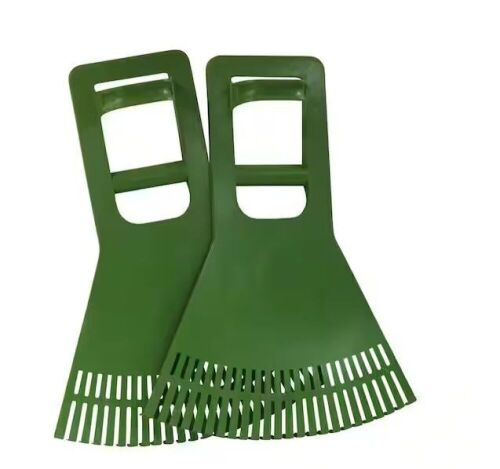 Vertex Leaf Claw Pick-Up Scoops with Power Dynamics Extended Grip for Leaves, Grass, Lawn, Twigs, or Debris  - Lot 565