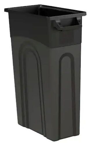 United Solutions 23 Gal. Black Highboy Waste Container  - Lot 585