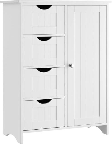 Floor Cabinet with 4 Drawers & 1 Adjustable Shelf - Lot 705