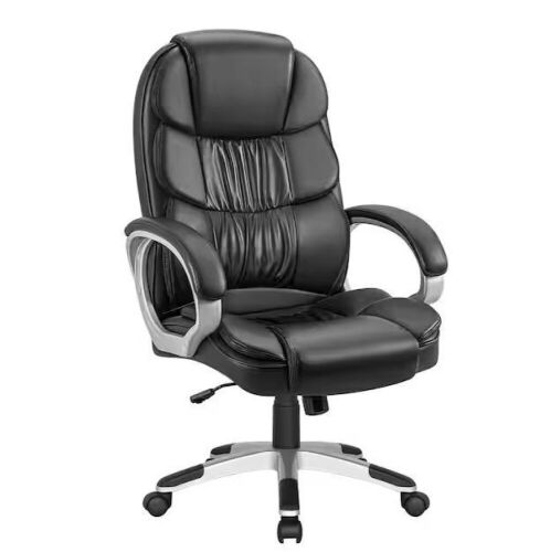High Back Office Chair PU Leather with Lumbar Support  - Lot 647