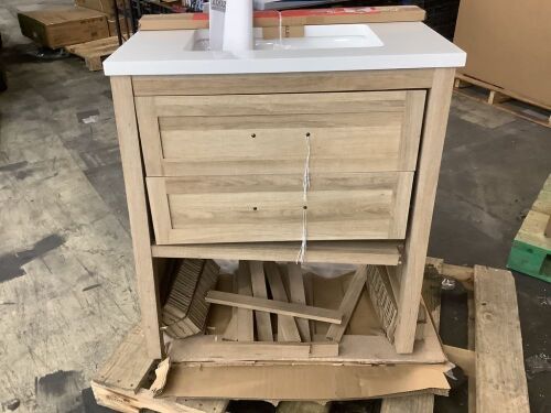 30" Bathroom Vanity - Needs Repair  - Lot 296