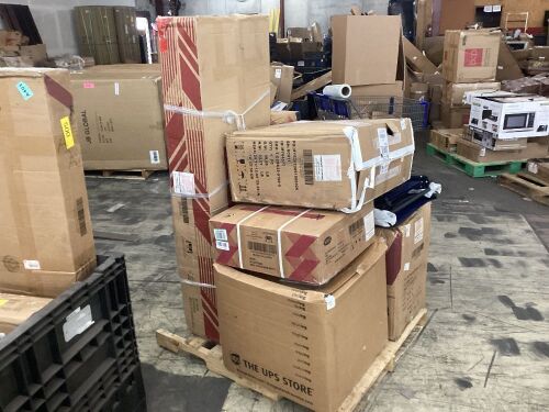 Pallet of Return Items, 7 Pieces, Mostly Furniture - Open Box, Uninspected - Lot 421