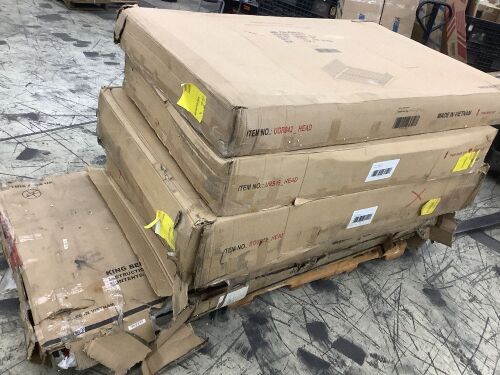 Lot of (5) Headboards - 3 are Salvage  - Lot 234