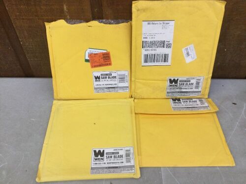 Lot of (4) WEN 10" Saw Blades  - Lot 400