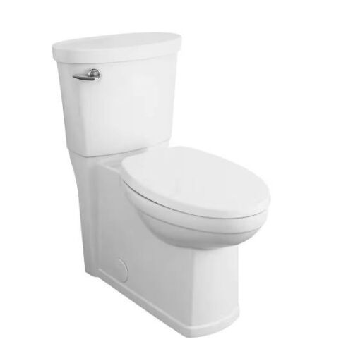 American Standard Cadet 3 Decor Tall Height 2-Piece 1.28 GPF Single Flush Elongated Toilet with Seat in White, Seat Included  - Lot 44