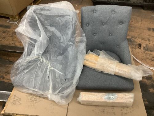 Lot of (2) Upholstered Dining Chairs  - Lot 357