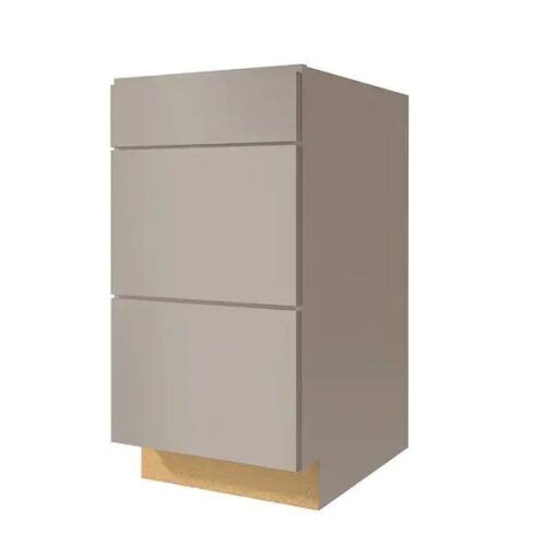 Hampton Bay Westfield 24 in. W x 23.75 in. D x 35 in. H Shaker Stock Drawer Base Kitchen Cabinet in Dusk Gray  - Lot 145