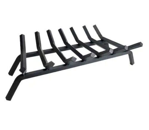 Pleasant Hearth 3/4 in. 27 in. 7-Bar Steel Fireplace Grate  - Lot 280