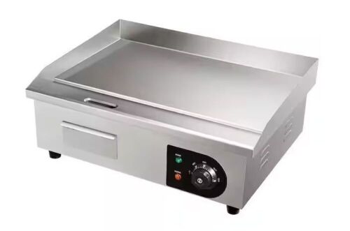VEVOR Commercial Electric 22 in. Countertop Flat Top Griddle 1600-Watt Stainless Steel   - Lot 660