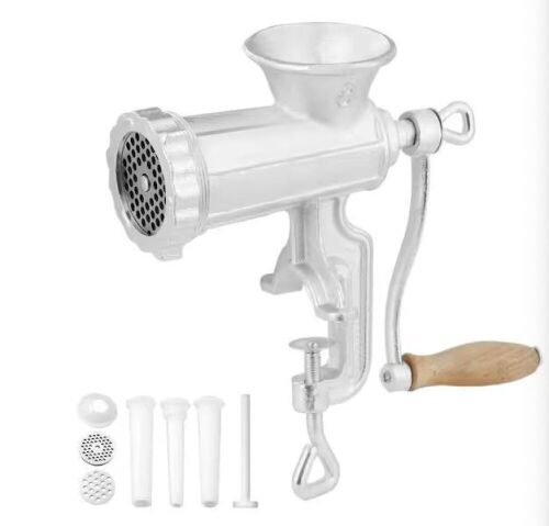 VEVOR Heavy Duty Cast Iron Hand Meat Grinder with Steel Table Clamp - Lot 730