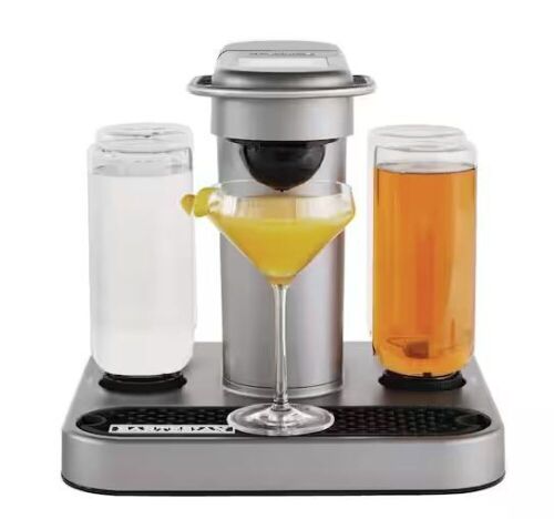 Bartesian 8 oz. Grey Cocktail Machine with Premium Glass Bottles  - Lot 75