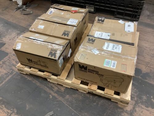 Lot of (3) WEN Drill Presses & (2) Bench Grinders - Lot 271