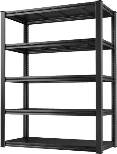 Heavy Duty Metal Garage Storage Shelves  - Lot 78