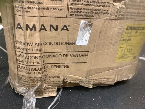 Amana Window Air Conditoner, Appears New, Sold as is. - Lot 4B