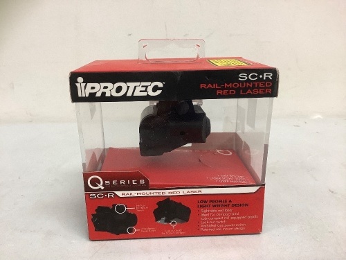 iProtec SC.R Rail Mounted Red Laser, E-Comm Return - Lot 101