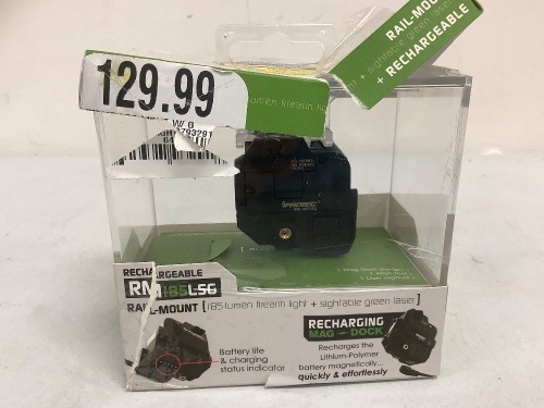 iProtec Rechargeable Green Laser Rail Mount, E-Comm Return - Lot 102