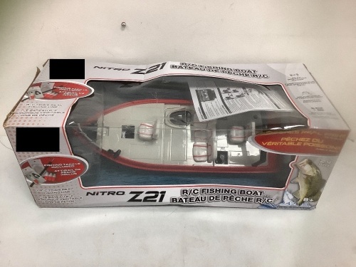 Nitro Z21 R/C Fishing Boat, Appears New, Sold as is. - Lot 159B