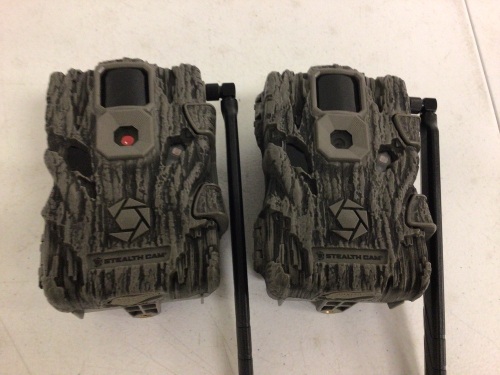 Lot of (2) Stealth Cam Trail Cameras, Cameras Only, E-Commerce Return, Sold as is - Lot 300