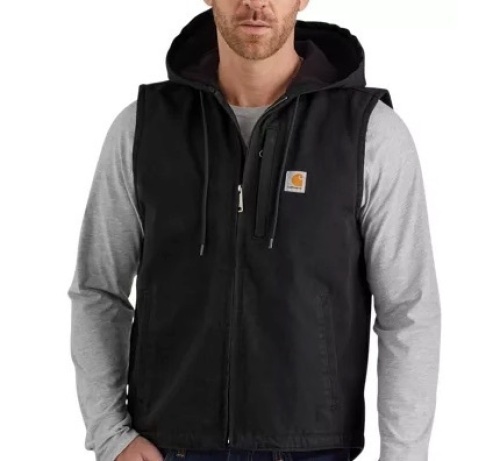 Carhartt Fleece-Lined Vest for Men, L Tall, Appears new, Sold as is - Lot 336