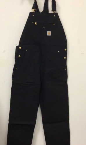 Carhartt Duck Bib Overalls for Men, 38x34, Appears new, Sold as is - Lot 338