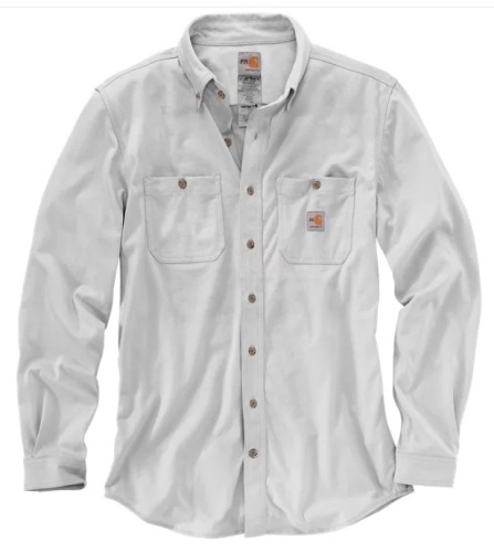 Carhartt Flame-Resistant Cotton Shirt for Men, L, Appears New, Sold as is - Lot 342