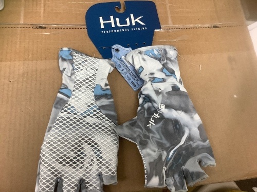 Huk Mens Gloves, L, Appears New, Sold As is - Lot 364B